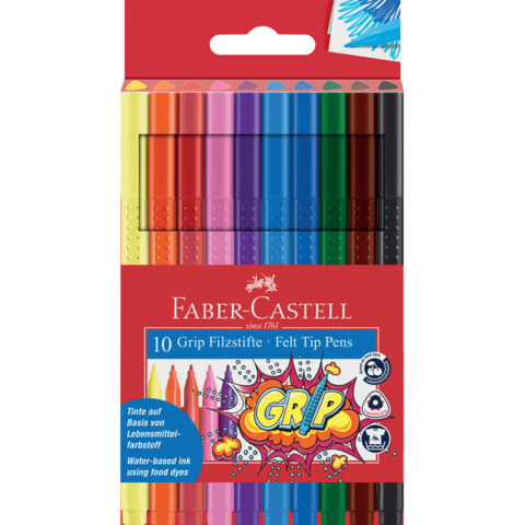Filzstifte 10 Stück Faber Castell