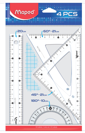 Maped Geometrie-Set  4-teilig