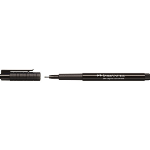 Faserschreiber 0,8mm schwarz